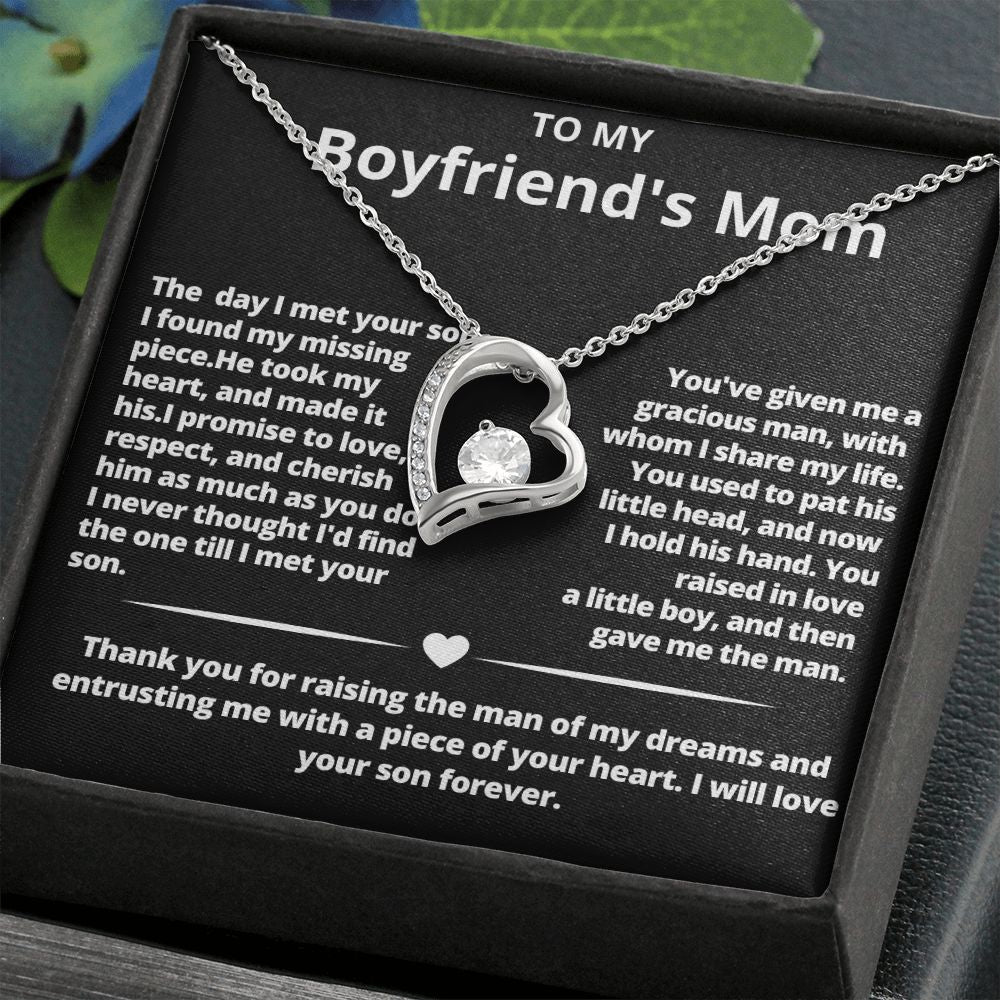 Forever Love Necklace for Boyfriend's Mom