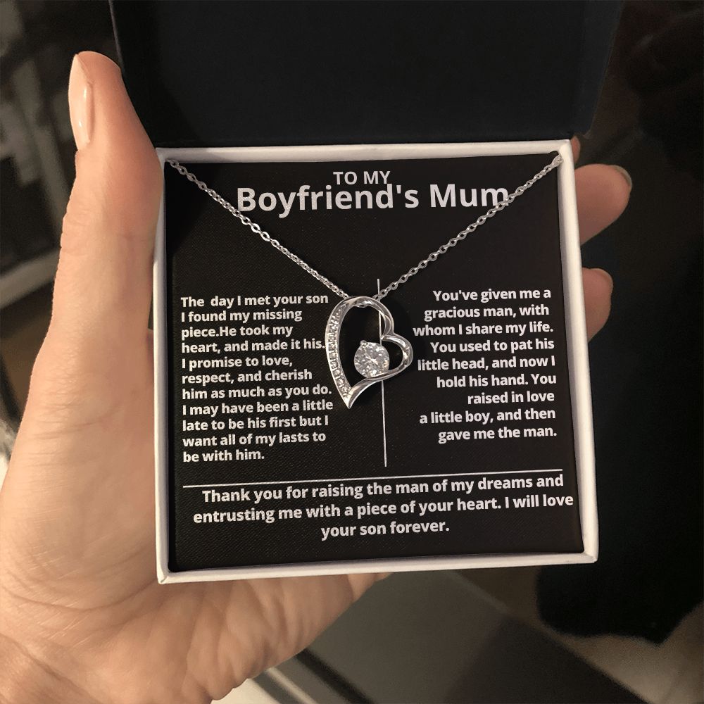 Forever Love Necklace Gift for Boyfriend's Mum