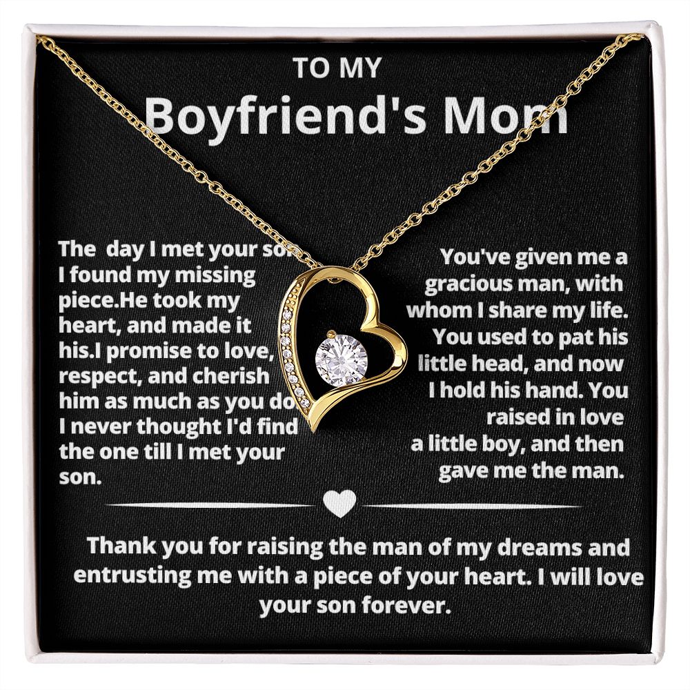 Forever Love Necklace for Boyfriend's Mom