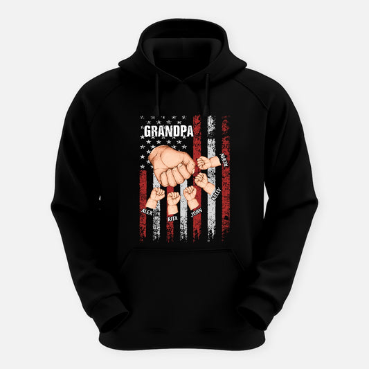 Personalized Family Hand Custom Unisex Hoodie